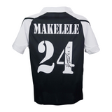 Claude Makelele Signed Real Madrid FC Soccer Jersey #24 with Beckett COA