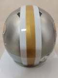 RICKY WILLIAMS SIGNED NEW ORLEANS SAINTS FLASH SPEED MINI HELMET BECKETT QR