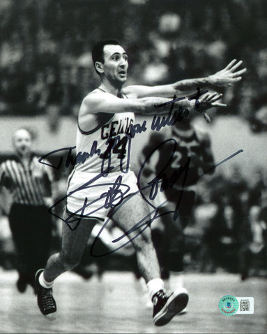 Celtics Bob Cousy "Thanks For Your Interest" 8x10 Photo Autographed BAS #BH44932