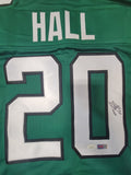 BREECE HALL AUTOGRAPHED SIGNED PRO STYLE XL JERSEY W/ JSA HOLOGRAM