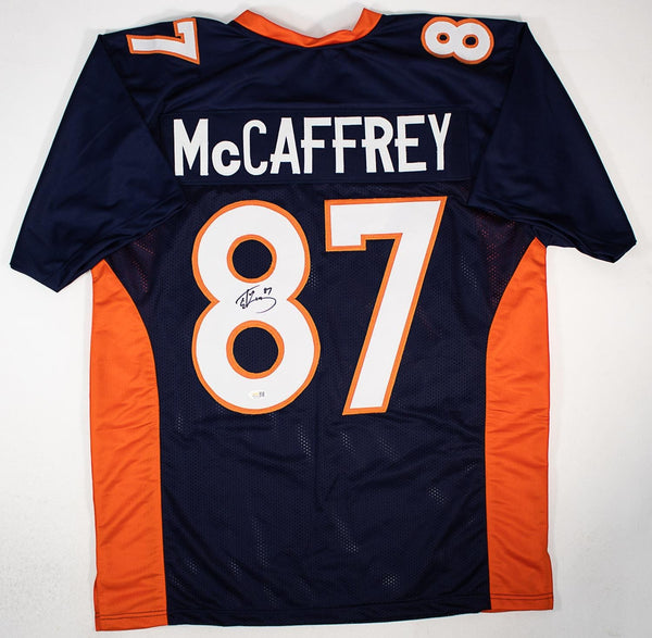 Ed McCaffrey Signed Denver Broncos Jersey (JSA) 3xSuper Bowl Champion / W.R.