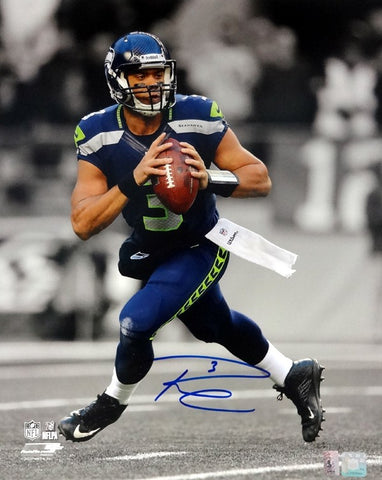 Russell Wilson Autographed Signed 16x20 Photo Seattle Seahawks RW Holo
