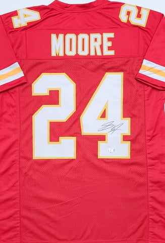 Chiefs Super Bowl Champ SKYY MOORE Signed Custom Replica Jersey AUTO - BAS