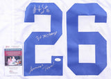 Kevin Smith Signed Dallas Cowboys Jersey "3xSB Champ & America's Team"(JSA COA)