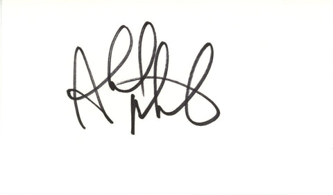 Ahmad Rashad Autographed Minnesota Vikings Index Card Beckett 45300