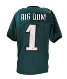 Big Dom DiSandro Signed/Autographed Custom Football Jersey Eagles Beckett 192790
