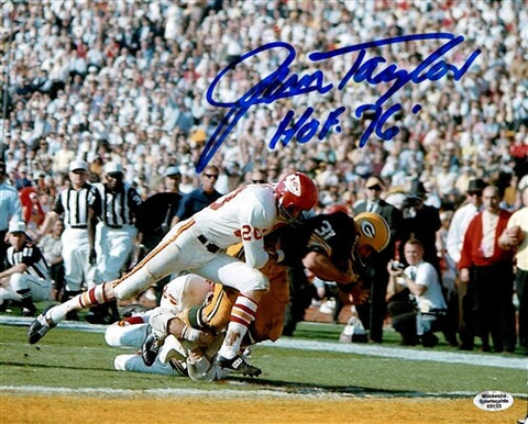 Packers JIM TAYLOR Signed 11X14 Photo #2 AUTO - HOF '76 - SB I Champ - MVP 1962