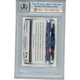 Zack Martin Autographed/Signed 2014 Topps Chrome Trading Card Slab Beckett 53174