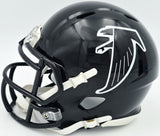 MICHAEL VICK AUTOGRAPHED FALCONS 1990-02 BLACK MINI HELMET BECKETT 243635