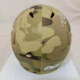 AJ BROWN SIGNED PHILADELPHIA EAGLES CAMO SPEED MINI HELMET BECKETT QR
