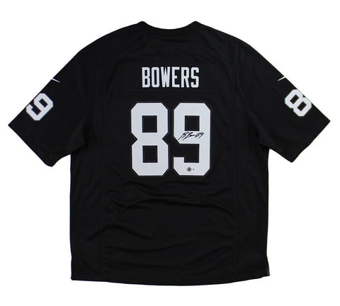 Brock Bowers Signed Las Vegas Raiders Nike Game Black Jersey