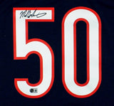 Mike Singletary Signed Chicago Bears Mitchell & Ness 1985 Navy NFL Jersey