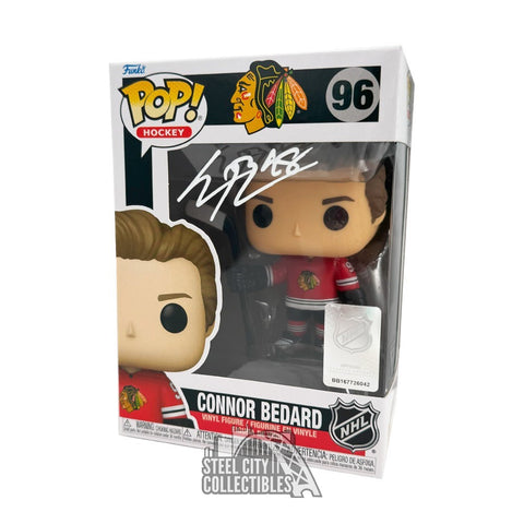 Connor Bedard Autographed Chicago Blackhawks Funko Pop - Fanatics