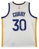 Stephen Curry Authentic Signed White Nike The Bay Swingman Jersey JSA