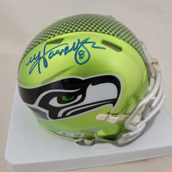 MATT HASSELBECK SIGNED SEATTLE SEAHAWKS FLASH SPEED MINI HELMET BECKETT QR