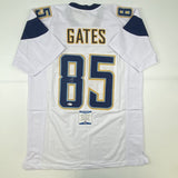 Autographed/Signed Antonio Gates Los Angeles LA White Jersey Beckett COA