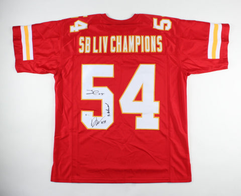Frank Clark, Damien Wilson & Bashaud Breeland Signed Chiefs Jersey (Beckett)