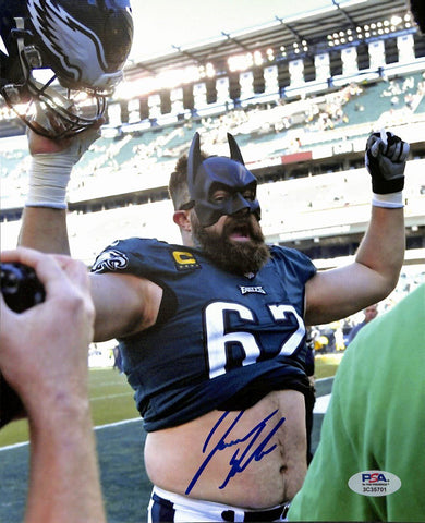 Jason Kelce Signed/Autographed 8x10 Photo Philadelphia Eagles PSA 190043