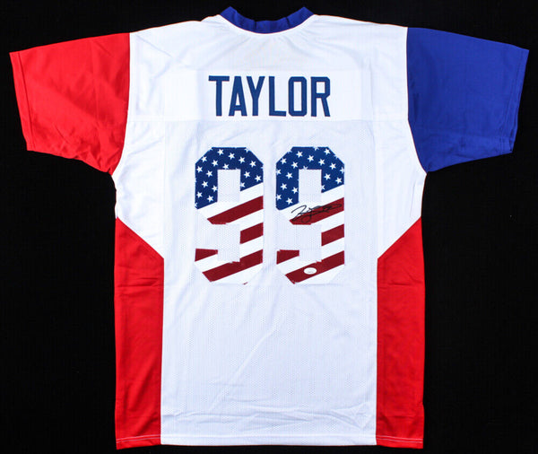 Jason Taylor Signed Miami Dolphins USA Specialty Custom Jersey (JSA COA) HOF