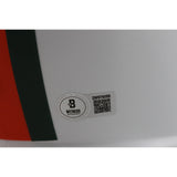 Jimmy Johnon Autographed Miami Hurricanes F/S Helmet 87 Champs Beckett 50131