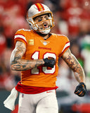 Mike Evans Signed Tampa Bay Buccaneers 35 x 43 Framed Creamsicle Jersey /Beckett