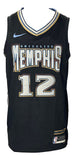 Ja Morant Signed Memphis Grizzlies Black Nike Swingman Jersey BAS