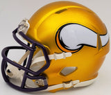 HERSCHEL WALKER AUTOGRAPHED VIKINGS FLASH SPEED MINI HELMET BECKETT 202149