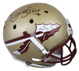 FSU Derrick Brooks "CHOF 16" Signed Schutt Full Size Rep Helmet BAS Witnessed
