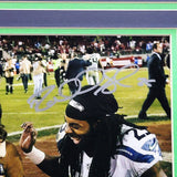 Russell Wilson & Richard Sherman Autographed Framed 11x14 Photo Seahawks