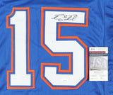 Tim Tebow Signed Florida Gators Jersey (JSA COA) 2xBCS National Champion QB