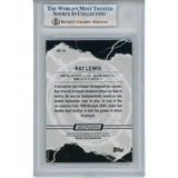 Ray Lewis Autographed 2024 Topps Voltaic #RV-15 Trading Card Beckett 52989