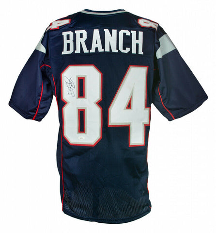 Deion Branch Signed New England Patriots Jersey (JSA COA) #84 his 2010-2012 No.