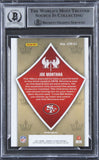 49ers Joe Montana Signed 2021 Rookies & Stars #11 Card Auto 10! BAS Slabbed