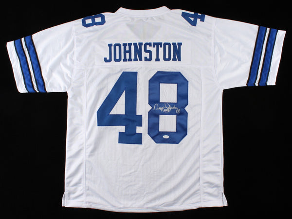 Daryl Johnston Signed Dallas Cowboys Jersey (JSA COA) 3xSuper Bowl Champion