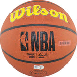 Chauncey Billups Signed Denver Nuggets Logo Basketball Beckett Witness 51589