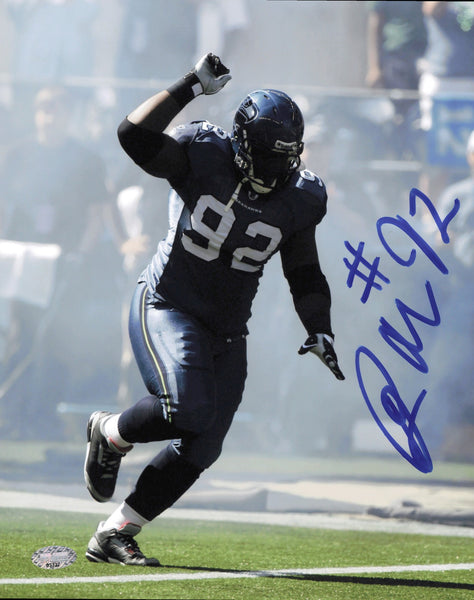 Brandon Mebane Autographed Signed 8x10 Photo Seattle Seahawks MCS Holo #63327