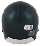 Eagles Brian Dawkins Authentic Signed Green Rep Mini Helmet BAS Witnessed