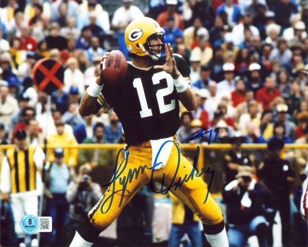 Packers Lynn Dickey Authentic Signed 8x10 Horizontal Photo BAS #BQ96483