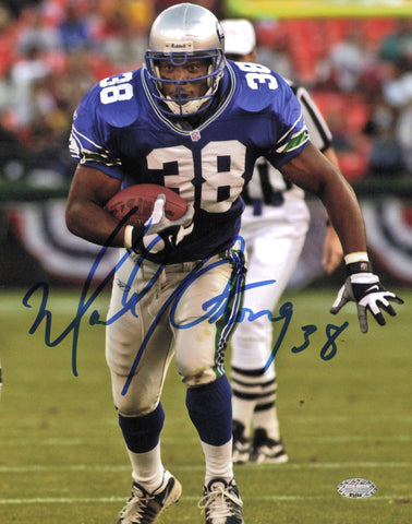 Mack Strong Autographed Signed 8x10 Photo Seattle Seahawks MCS Holo #63494