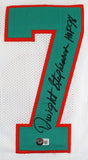 Dwight Stephenson Signed Miami Dolphins Jersey Inscribed HOF 98 (Beckett)All Pro