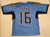TREYLON BURKS SIGNED AUTOGRAPHED PRO STYLE XL CUSTOM JERSEY BECKETT QR
