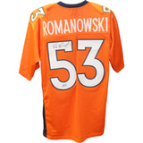 Bill Romanowski Autographed Pro Style Orange XL Jersey Beckett Witness 50826