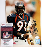 Alfred Williams Denver Broncos Autographed 8x10 Photograph (James Spence COA)
