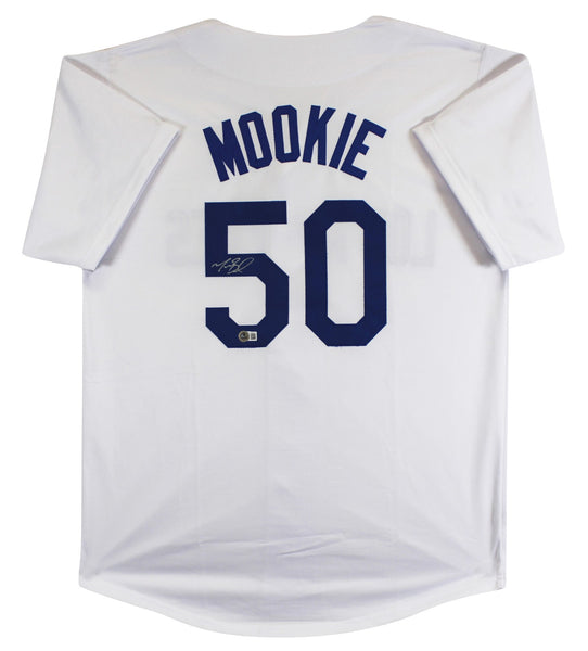 Mookie Betts Authentic Signed White Pro Style Jersey Autographed BAS 2