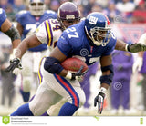 Ron Dayne Signed New York Giants Jersey (UDA COA) Running Back / U of Wisconsin