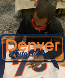 Champ Bailey Autographed/Signed Pro Style White XL Jersey BAS 30548