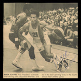 Mack Calvin Autographed Signed 6x6 Magazine Photo Carolina Cougars SKU #237913