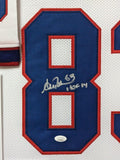 FRAMED BUFFALO BILLS ANDRE REED AUTOGRAPHED SIGNED INSCRIBED JERSEY JSA COA