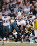 Sheldon Brown Signed/Autographed 8x10 Photo "The Hit" Eagles BC Sports 198915