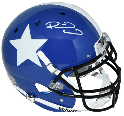 PATRICK MAHOMES SIGNED TEXAS TECH RED RAIDERS FLAG AUTHENTIC HELMET BECKETT